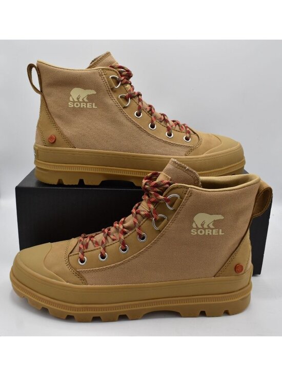Sorel Mens Size 13 Scout N About Mid Lace Up Caribou Buff Chukka Sneaker Boots main image 7